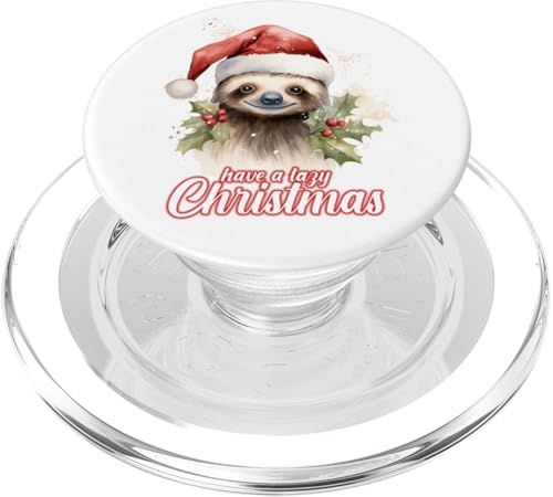 Have A Lazy Christmas - Xmas Happy Holiday Faultier PopSockets PopGrip für MagSafe Have A Lazy Christmas - Xmas Happy Holiday Faultier PopSockets PopGrip für MagSafe von Victory Thru Vision