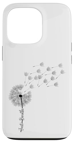 Hülle für iPhone 13 Pro Pusteblumen-Grafik Just Breathe Buchstabendruck inspirierend Hülle für iPhone 13 Pro Pusteblumen-Grafik Just Breathe Buchstabendruck inspirierend von Victory Thru Vision