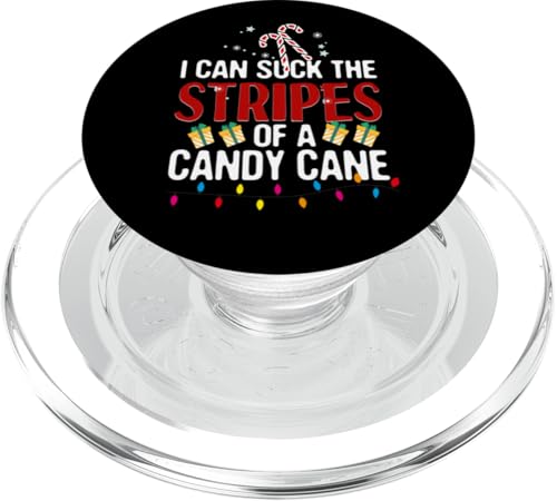 Ich kann die Streifen von einer Zuckerstange lutschen - Naughty Xmas PopSockets PopGrip für MagSafe Ich kann die Streifen von einer Zuckerstange lutschen - Naughty Xmas PopSockets PopGrip für MagSafe von Victory Thru Vision