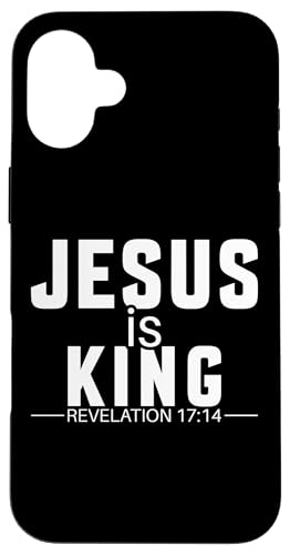 Jesus is King Bibelvers Rev. 17:14 Hülle für iPhone 16 Plus Jesus is King Bibelvers Rev. 17:14 Hülle für iPhone 16 Plus von Victory Thru Vision