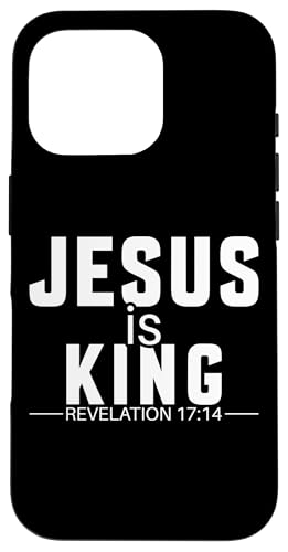 Jesus is King Bibelvers Rev. 17:14 Hülle für iPhone 16 Pro Jesus is King Bibelvers Rev. 17:14 Hülle für iPhone 16 Pro von Victory Thru Vision