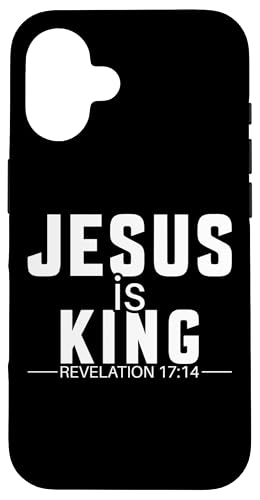 Jesus is King Bibelvers Rev. 17:14 Hülle für iPhone 16 Jesus is King Bibelvers Rev. 17:14 Hülle für iPhone 16 von Victory Thru Vision