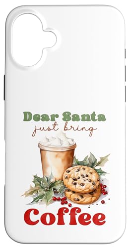 Lieber Weihnachtsmann Bring einfach Kaffee mit - Weihnachtsmann - Kaffeeliebhaber Hülle für iPhone 16 Plus Lieber Weihnachtsmann Bring einfach Kaffee mit - Weihnachtsmann - Kaffeeliebhaber Hülle für iPhone 16 Plus von Victory Thru Vision