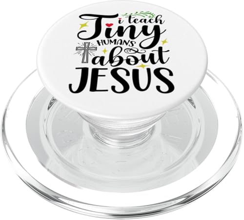 Lustiger Sonntagsschullehrer Ich bringe kleinen Menschen etwas über Jesus bei PopSockets PopGrip für MagSafe Lustiger Sonntagsschullehrer Ich bringe kleinen Menschen etwas über Jesus bei PopSockets PopGrip für MagSafe von Victory Thru Vision