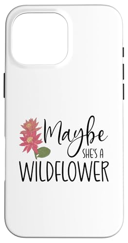 Vielleicht ist sie eine Liebhaberin von Wildblumenpflanzen Botanischer Garten Hülle für iPhone 16 Pro Max Vielleicht ist sie eine Liebhaberin von Wildblumenpflanzen Botanischer Garten Hülle für iPhone 16 Pro Max von Victory Thru Vision