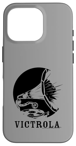 Black Silhouette Vintage Grammophone Schallplatte Vatertag Hülle für iPhone 16 Pro Black Silhouette Vintage Grammophone Schallplatte Vatertag Hülle für iPhone 16 Pro von Victrola