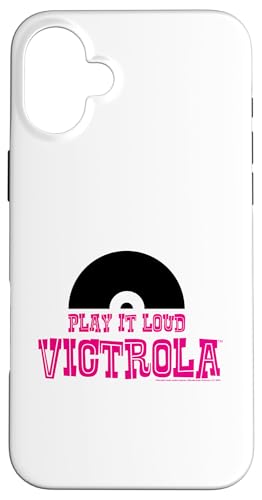 Play It Loud Retro-Plattenfirma, Halb-Vinyl Vatertag Hülle für iPhone 16 Plus Play It Loud Retro-Plattenfirma, Halb-Vinyl Vatertag Hülle für iPhone 16 Plus von Victrola