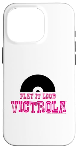 Play It Loud Retro-Plattenfirma, Halb-Vinyl Vatertag Hülle für iPhone 16 Pro Play It Loud Retro-Plattenfirma, Halb-Vinyl Vatertag Hülle für iPhone 16 Pro von Victrola
