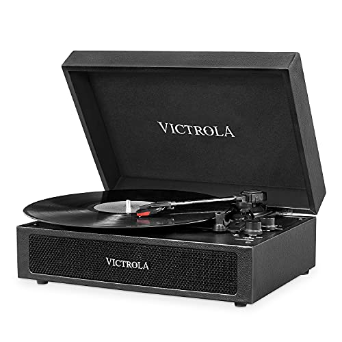 Premium Platine VINYLE Valise Vintage Bluetooth Noir von Victrola