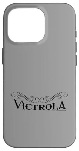 Victrola Black Text Retro Record Company Vatertag Hülle für iPhone 16 Pro von Victrola