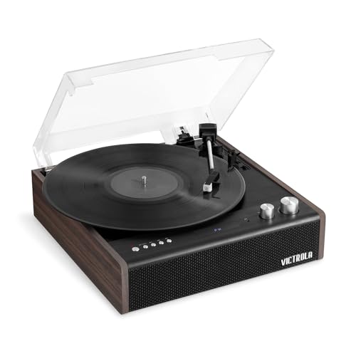 Victrola Eastwood Bluetooth Plattenspieler mit DREI-Gang-Plattenspieler und austauschbarer Audio-Technica-Kartusche | Espresso | VTA-72-ESP-INT Victrola Eastwood Bluetooth Plattenspieler mit DREI-Gang-Plattenspieler und austauschbarer Audio-Technica-Kartusche | Espresso | VTA-72-ESP-INT von Victrola