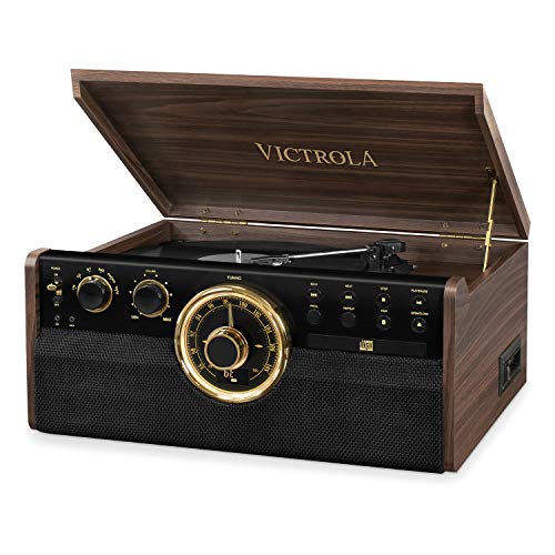 Victrola Empire 6-in-1 Bluetooth Plattenspieler Music Centre von Victrola