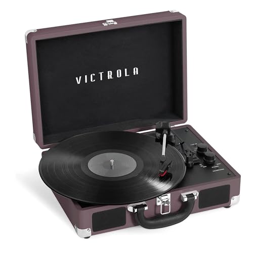 Victrola Journey+ Bluetooth-Kofferplattenspieler mit DREI Abspielgeschwindigkeiten | Magenta | VSC-400SB-MAG Victrola Journey+ Bluetooth-Kofferplattenspieler mit DREI Abspielgeschwindigkeiten | Magenta | VSC-400SB-MAG von Victrola