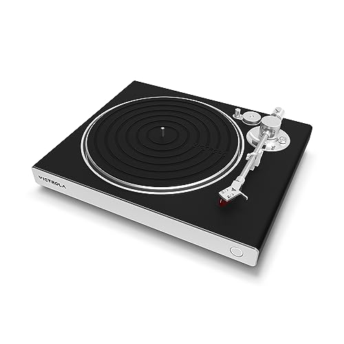 Victrola VPT-2500-BSL Carbon Bluetooth Hi-Res Audio Turntable (Black/Silver) von Victrola