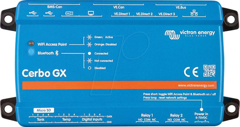 VE CERBO GX - Bedienpanel Victron Cerbo GX für Solaranlagen von Victron Energy