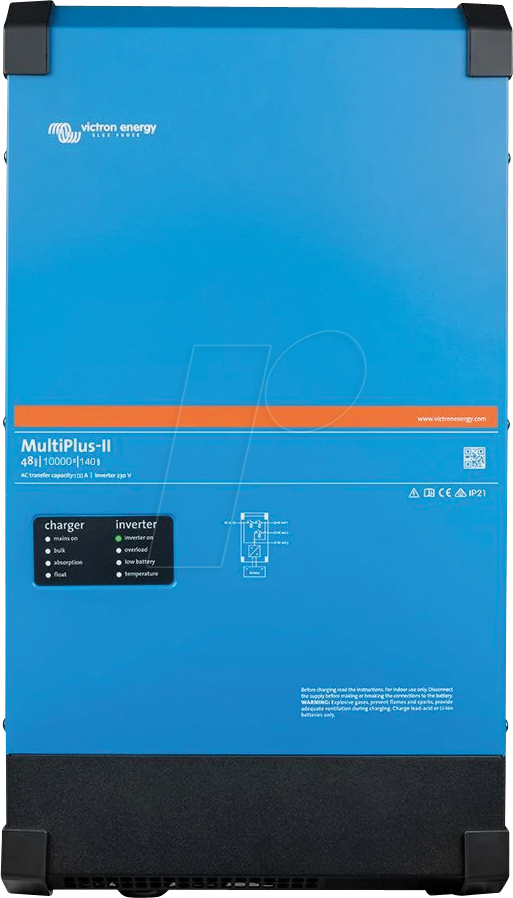 VE PMP483105000 - Wechselrichter MultiPlus-II 48/10000/140-100/100 von Victron Energy