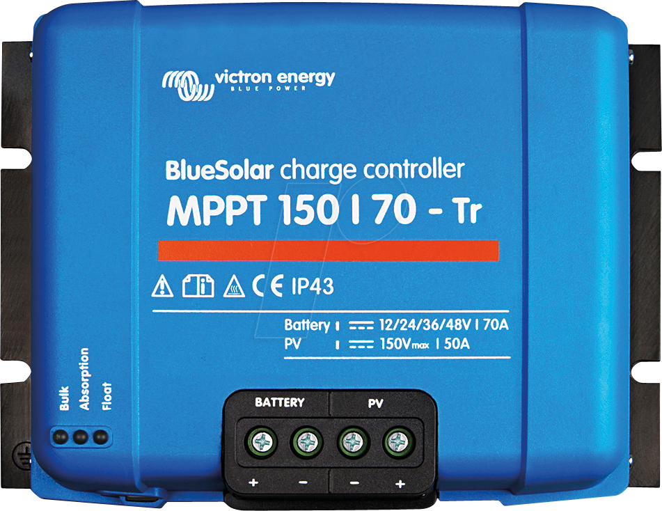 VE SCC010070200 - Solar Laderegler BlueSolar MPPT 150/70-tr, 70A von Victron Energy