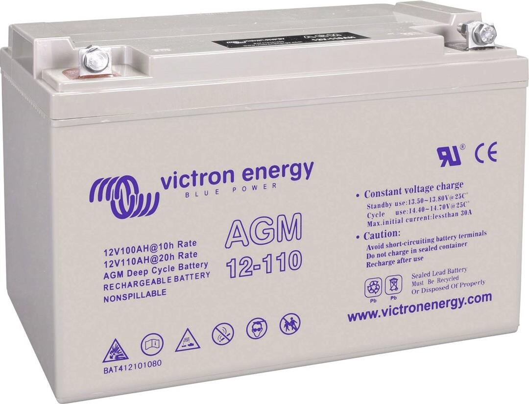Victron Energy 12V/110Ah Gel Deep Cycle Batterie (BAT412101104) von Victron Energy