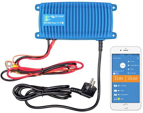 Victron Energy Bleiakku-Ladegerät Blue Smart IP67 12/25 12V Ladestrom (max.) 25A von Victron Energy