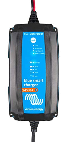 Victron Energy Blue Smart Batterie Ladegerät 24-Volt 8 Ampere 230V - Autobatterie Ladegerät - Batterieerhaltungsgerät und Desulfator - IP65 Geschützt - Bluetooth - CEE 7/17 Victron Energy Blue Smart Batterie Ladegerät 24-Volt 8 Ampere 230V - Autobatterie Ladegerät - Batterieerhaltungsgerät und Desulfator - IP65 Geschützt - Bluetooth - CEE 7/17 von Victron Energy
