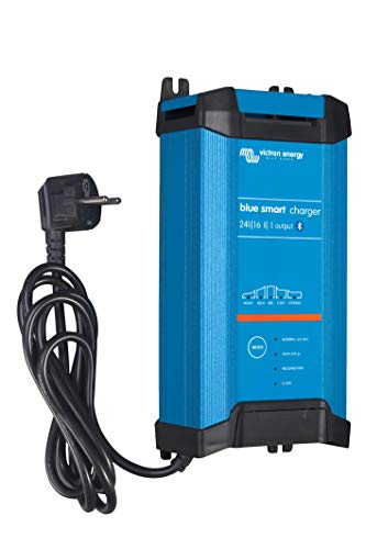 Victron Energy Blue Smart IP22 24-Volt 16 Ampere 230V, Einzelausgang Batterieladegerät CEE7/7, Bluetooth von Victron Energy