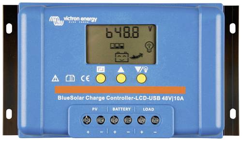 Victron Energy Blue-Solar PWM-LCD&USB Laderegler PWM 12 V, 24 V, 48V 10A von Victron Energy