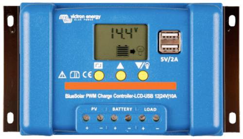Victron Energy Blue-Solar PWM-LCD&USB Laderegler PWM 12 V, 24V 20A von Victron Energy