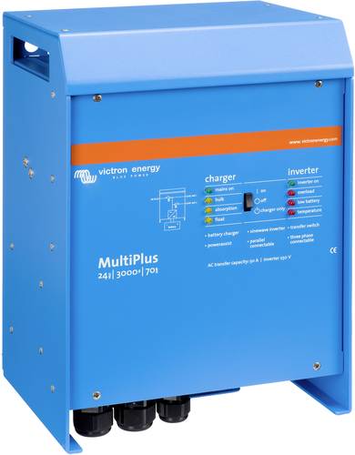 Victron Energy Netzwechselrichter MultiPlus 24/3000/70-50 3000W 24 V/DC - 230 V/AC integrierter Lade von Victron Energy