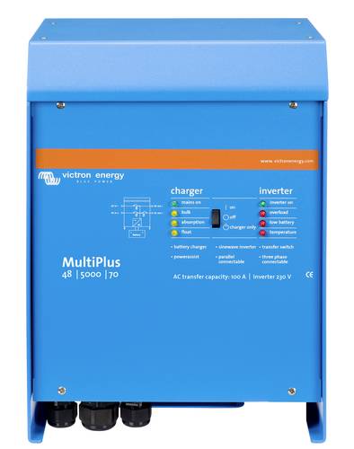 Victron Energy Netzwechselrichter MultiPlus 48/5000/70-100 5000W 48 V/DC - 230 V/AC integrierter Lad von Victron Energy