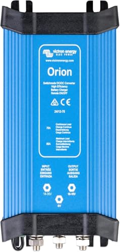 Victron Energy Orion IP20 24/12-Volt 70 Amp DC-DC Konverter Nicht isoliert, Hohe Leistung von Victron Energy