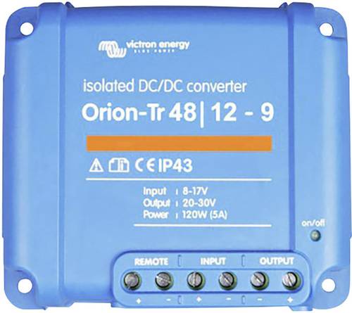 Victron Energy Orion-Tr 48/12-9A DC/DC-Wandler 48 V/DC - 12 V/DC/12.5A 120W von Victron Energy