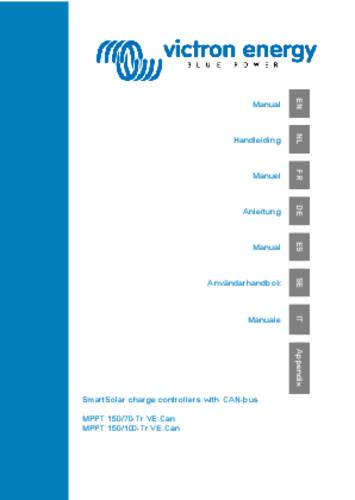 Victron Energy SmartSolar 150/70-Tr VE.Can Laderegler MPPT 12 V, 24 V, 48V 70A von Victron Energy