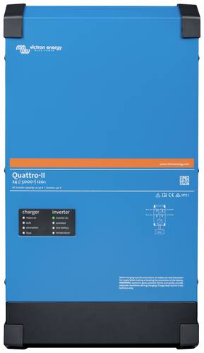 Victron Energy Wechselrichter Quattro II 24/5000/120-50/50 5000W 24V - 230V integrierter Laderegler von Victron Energy