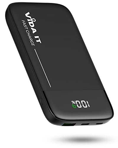 Vida IT 10000mAh Powerbank Akku für Beheizbare Weste Heizweste Jacken Heizjacke Beheizte Kleidung USB Externe Akkupack mit Display Ultraschnell Ladegerät für iPhone Samsung Handy 22,5W PD USB-C QC 4.0 Vida IT 10000mAh Powerbank Akku für Beheizbare Weste Heizweste Jacken Heizjacke Beheizte Kleidung USB Externe Akkupack mit Display Ultraschnell Ladegerät für iPhone Samsung Handy 22,5W PD USB-C QC 4.0 von Vida IT