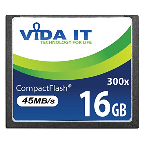 Vida IT 16GB Compact Flash CF Speicherkarte 300x 45MB/s für Canon EOS 10D 20D 20Da EOS 300D EOS 30D 350D EOS 400D 40D EOS 50D 5D Mark II EOS 7D EOS D30 SLR Kamera Digitalkamera Vida IT 16GB Compact Flash CF Speicherkarte 300x 45MB/s für Canon EOS 10D 20D 20Da EOS 300D EOS 30D 350D EOS 400D 40D EOS 50D 5D Mark II EOS 7D EOS D30 SLR Kamera Digitalkamera von Vida IT