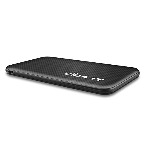 Vida IT Slim Powerbank für Beheizbare Weste Jacke Wärmeweste Heizjacke Heizweste 5V 2A Externe Akku USB Ladegerät 5000mAh HandyAkku für iPhone 11 Samsung Galaxy S20 S10 Huawei Android Handy Batterie von Vida IT