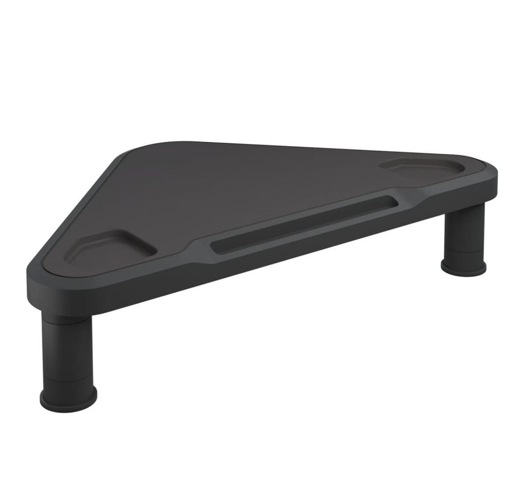 vidaXL Eck-Monitorständer Schwarz 49x28x10,5 cm Monitorständer, (1-tlg) von Vidaxl