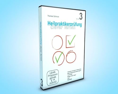Thomas Schnura : Heilpraktikerprüfung - Clever lernen - Bundle 3 [10 DVDs] von Video-Commerz GmbH