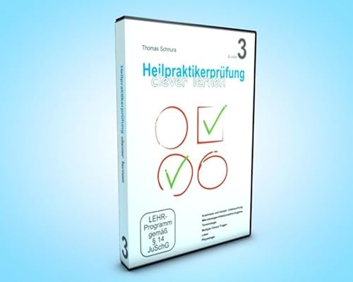 Thomas Schnura : Heilpraktikerprüfung - Clever lernen - Bundle 3 [10 DVDs] von Video-Commerz GmbH