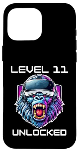 Level 11 freigeschaltet Lustiger Videospieler 11. Geburtstag Hülle für iPhone 16 Pro Max Level 11 freigeschaltet Lustiger Videospieler 11. Geburtstag Hülle für iPhone 16 Pro Max von Video Gaming Birthday Level Up Gamer - Tee Store.