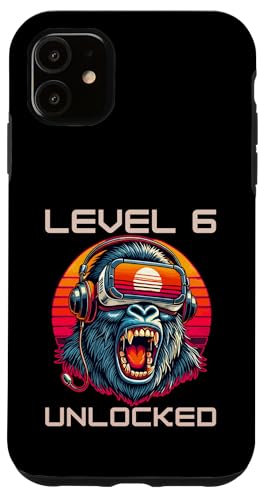 Level 6 freigeschaltet Lustiger Videospieler zum 6. Geburtstag Hülle für iPhone 11 Level 6 freigeschaltet Lustiger Videospieler zum 6. Geburtstag Hülle für iPhone 11 von Video Gaming Birthday Level Up Gamer - Tee Store.