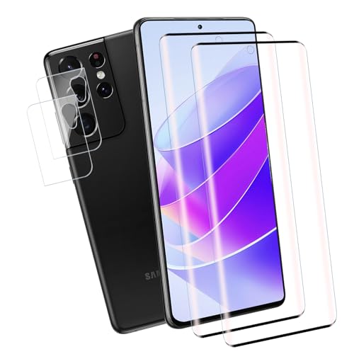 Schutzfolie für Panzerglas für Samsung Galaxy S21 Ultra Panzer Schutz Glas, 2+2 Stück Panzerfolie für Samsung S21 Ultra Kamera Schutzglas, Anti-Kratzer Galaxy S21 Ultra Panzerglasfolie Schutzfolie für Panzerglas für Samsung Galaxy S21 Ultra Panzer Schutz Glas, 2+2 Stück Panzerfolie für Samsung S21 Ultra Kamera Schutzglas, Anti-Kratzer Galaxy S21 Ultra Panzerglasfolie von VideoSecu