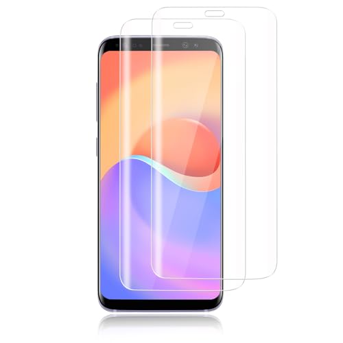 VideoSecu 2 Stück für Panzerglas für Samsung Galaxy S9 Panzer Schutz Glas Schutzfolie, Fingerabdruck-ID Displayschutzfolie für Samsung S9 Schutzglas Folie, 9H Displayschutz für Galaxy S9 Panzerfolie von VideoSecu