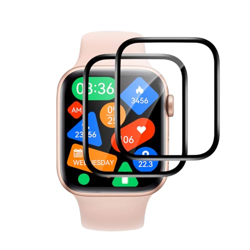 VideoSecu 2 Stück für Panzerglas für Apple Watch Series 4/5/6/se 44mm Schutzfolie, Flexible Selbstheilende TPU Folie, Blasenfreie, Kratzfest, Anti-Fingerabdruck, Ultradünnes 0.2mm, Perfekte Passform VideoSecu 2 Stück für Panzerglas für Apple Watch Series 4/5/6/se 44mm Schutzfolie, Flexible Selbstheilende TPU Folie, Blasenfreie, Kratzfest, Anti-Fingerabdruck, Ultradünnes 0.2mm, Perfekte Passform von VideoSecu