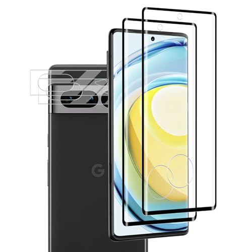 VideoSecu 2+2 Stück für Panzerglas für Google Pixel 7 Pro Kamera Schutzfolie, 9H Härte HD Blasenfreie Gehärtetes Glas Displayschutzfolie - 100% Touchgenauigkeit, Kratzfest, Vollständige Abdeckung VideoSecu 2+2 Stück für Panzerglas für Google Pixel 7 Pro Kamera Schutzfolie, 9H Härte HD Blasenfreie Gehärtetes Glas Displayschutzfolie - 100% Touchgenauigkeit, Kratzfest, Vollständige Abdeckung von VideoSecu