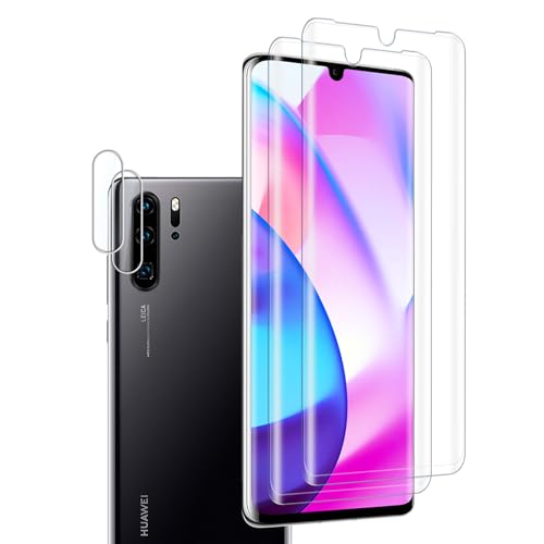 VideoSecu 2+2 Stück für Panzerglas für Huawei P30 Pro Kamera Schutzfolie, 9H Härte HD Blasenfreie Gehärtetes Glas Displayschutzfolie - 100% Touchgenauigkeit, Kratzfest, Vollständige Abdeckung VideoSecu 2+2 Stück für Panzerglas für Huawei P30 Pro Kamera Schutzfolie, 9H Härte HD Blasenfreie Gehärtetes Glas Displayschutzfolie - 100% Touchgenauigkeit, Kratzfest, Vollständige Abdeckung von VideoSecu