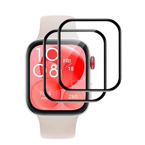 VideoSecu 2 Stück für Panzerglas für Huawei Watch Fit 3 Schutzfolie, Flexible Selbstheilende TPU Folie, Blasenfreie, Kratzfest, Anti-Fingerabdruck, Ultradünnes 0.2mm, Perfekte Passform VideoSecu 2 Stück für Panzerglas für Huawei Watch Fit 3 Schutzfolie, Flexible Selbstheilende TPU Folie, Blasenfreie, Kratzfest, Anti-Fingerabdruck, Ultradünnes 0.2mm, Perfekte Passform von VideoSecu