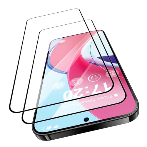 VideoSecu 2 Stück für Panzerglas für Samsung Galaxy A55 Schutzfolie, 9H Härte HD Blasenfreie Gehärtetes Glas Displayschutzfolie - 100% Touchgenauigkeit, Kratzfest, Ölfrei, Vollständige Abdeckung von VideoSecu