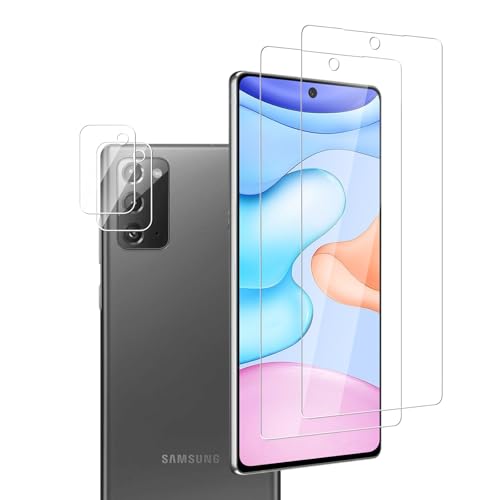 VideoSecu 2+2 Stück für Panzerglas für Samsung Galaxy Note 20 Kamera Schutzfolie, 9H Härte HD Blasenfreie Gehärtetes Glas Displayschutzfolie - 100% Touchgenauigkeit, Kratzfest, Vollständige Abdeckung VideoSecu 2+2 Stück für Panzerglas für Samsung Galaxy Note 20 Kamera Schutzfolie, 9H Härte HD Blasenfreie Gehärtetes Glas Displayschutzfolie - 100% Touchgenauigkeit, Kratzfest, Vollständige Abdeckung von VideoSecu