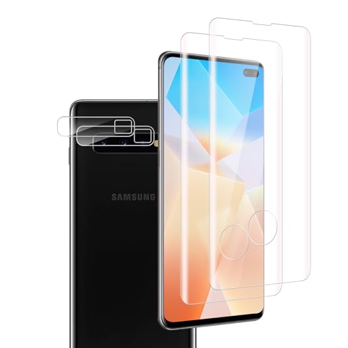 VideoSecu 2+2 Stück für Panzerglas für Samsung Galaxy S10 Plus Kamera Schutzfolie, 9H Härte HD Blasenfreie Gehärtetes Glas Displayschutzfolie - 100% Touchgenauigkeit, Kratzfest, Vollständige Abdeckung VideoSecu 2+2 Stück für Panzerglas für Samsung Galaxy S10 Plus Kamera Schutzfolie, 9H Härte HD Blasenfreie Gehärtetes Glas Displayschutzfolie - 100% Touchgenauigkeit, Kratzfest, Vollständige Abdeckung von VideoSecu